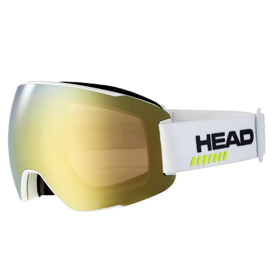 Head Sentinel 5k+spare Lens Ski Goggles White 5K Gold/CAT3 + Orange/CAT1