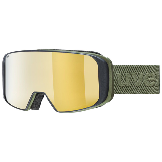 Uvex Saga To Ski Goggles Golden Mirror Gold Lasergold Lite/CAT3+Clear/CAT1