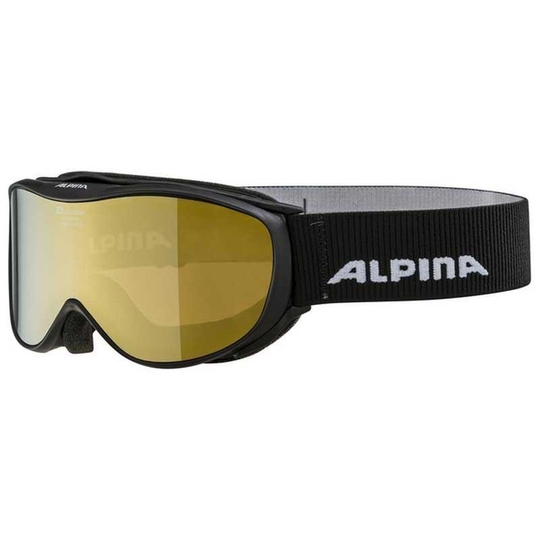 Alpina Challenge 2.0 Hm Ski Goggles Black Light Grey / Orange mm Gold/CAT2