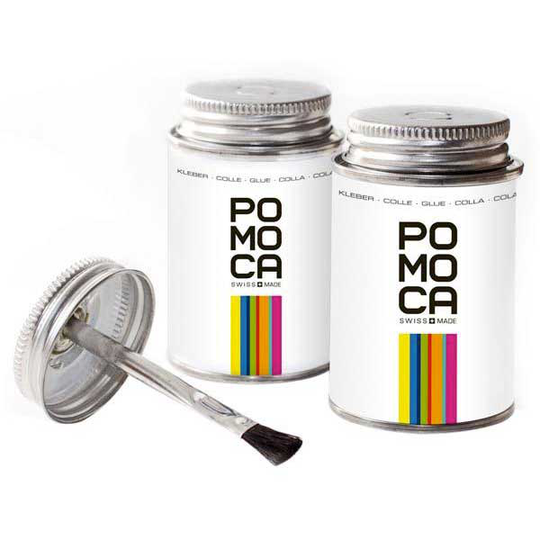 Pomoca Can Of Glue With Brush 150gr Clear