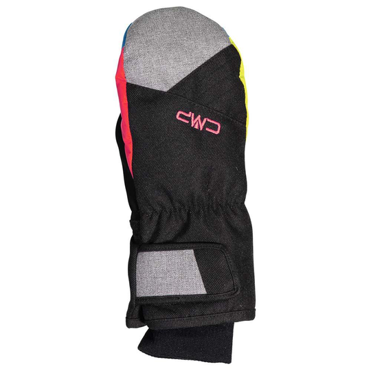 Cmp 6524824j Ski Mittens Black 6-8 Years Boy
