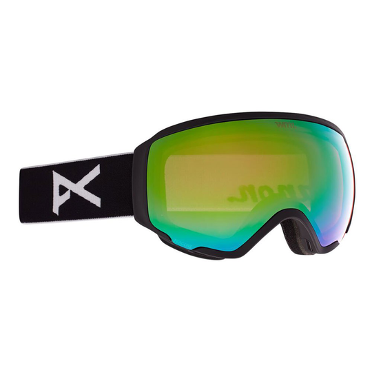 Anon Wm1+spare Lens Ski Goggles Black Perceive Variable Green/CAT2+Perceive Cloudy Pink/CAT1