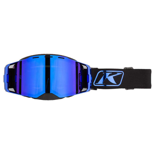 Klim Edge Ski Goggles Blue Dark Smoke Blue Mirror