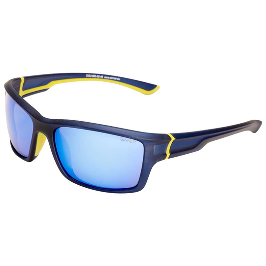 Sinner Cayo Sunglasses Black PC Blue Revo/CAT3