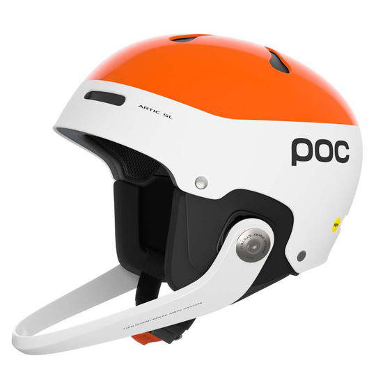 Poc Artic Sl Mips Helmet White,Orange M-L