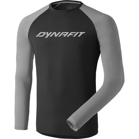 Dynafit 44401 Long Sleeve T-shirt Black,Grey S Man