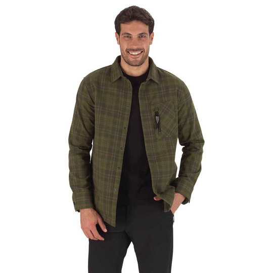 Rossignol Flannel Long Sleeve Shirt Green XS Man