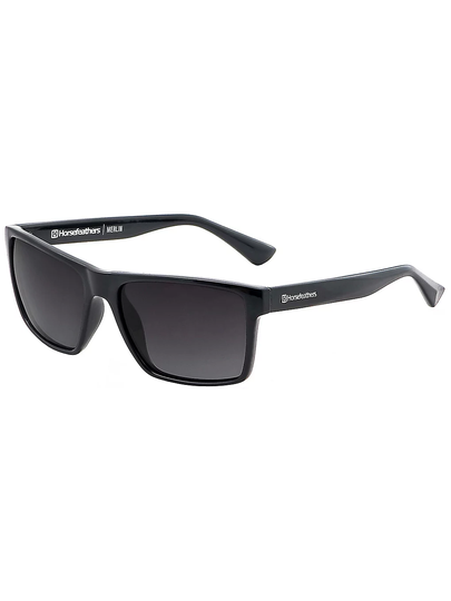 Horsefeathers Merlin Gloss Black gray fade out