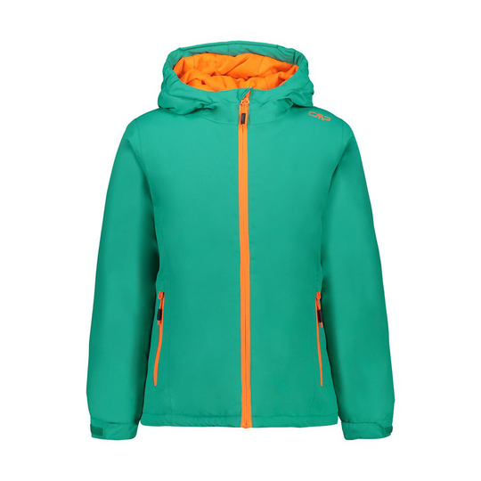 Cmp 39z0895 G Fix Hood Jacket Green 16 Years Boy