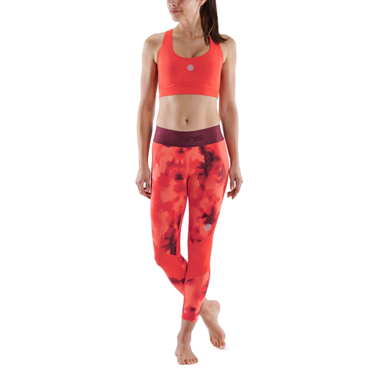 Skins Series-3 Womens Long Tights - Spark Camo