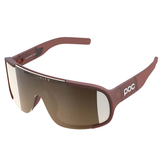 Poc Aspire Mid Sunglasses Brown Brown / Silver Mirror/CAT2