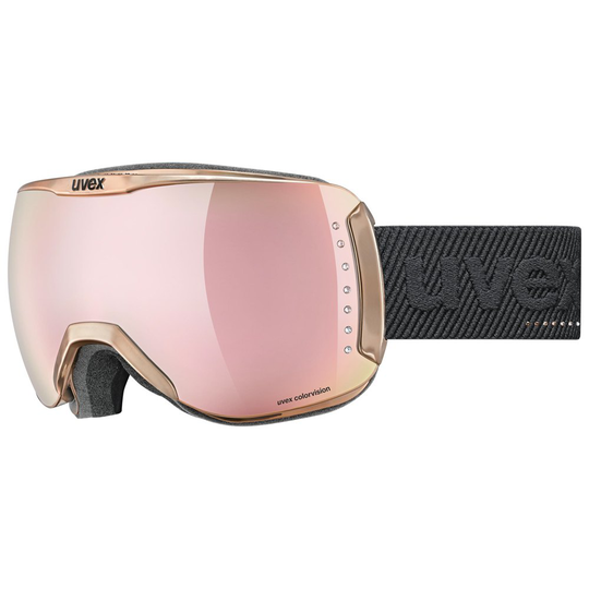 Uvex Downhill 2100 We Ski Goggles Golden Mirror Rose Colorvision Green/CAT2