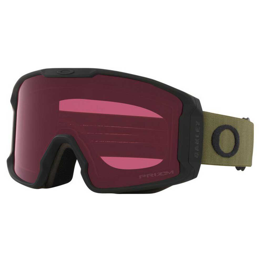 Oakley Line Miner M Prizm Snow Ski Goggles Green,Black Prizm Snow Dark Grey/CAT3