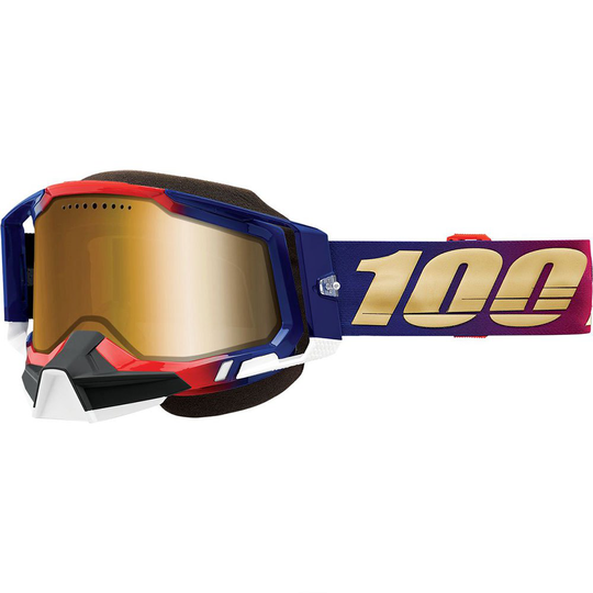 100percent Racecraft 2 Ski Goggles Blue Gold