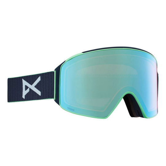 Anon M4 Cylindrical Mfi®+spare Lens Ski Goggles Blue Perceive Variable Blue/CAT2+Perceive Cloudy Pink/CAT1