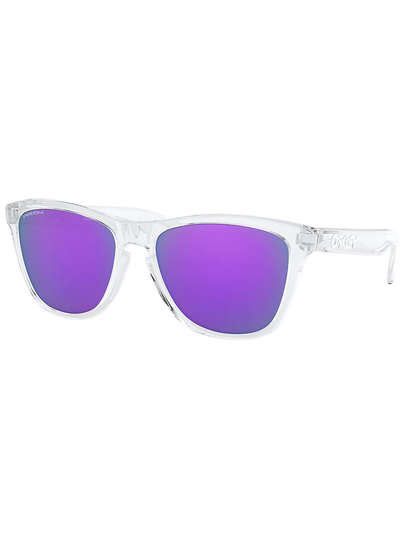 Oakley Frogskins Polished Clear Sunglasses prizm violet