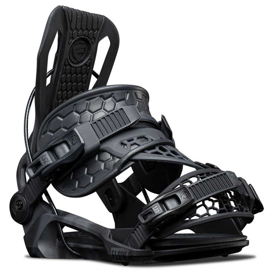 Flow Fenix-plus Hybrid Snowboard Bindings Black M