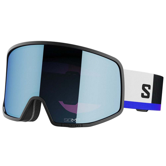 Salomon Lo Fi Sigma Ski Goggles White Poppy Red/CAT 2