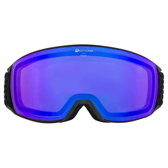 Alpina Nakiska Qhm Ski Goggles Black Blue Mirror/CAT2