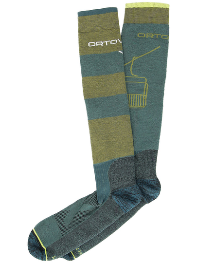 Ortovox Free Ride Long Tech Socks green moss