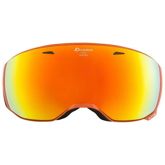Alpina Estetica Q Lite Ski Goggles Orange Mirror/CAT2