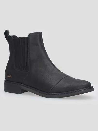 TOMS Charlie Boots black leather