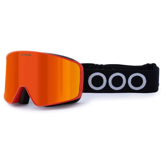 Ecoon Zermatt Ski Goggles Red Revo Red