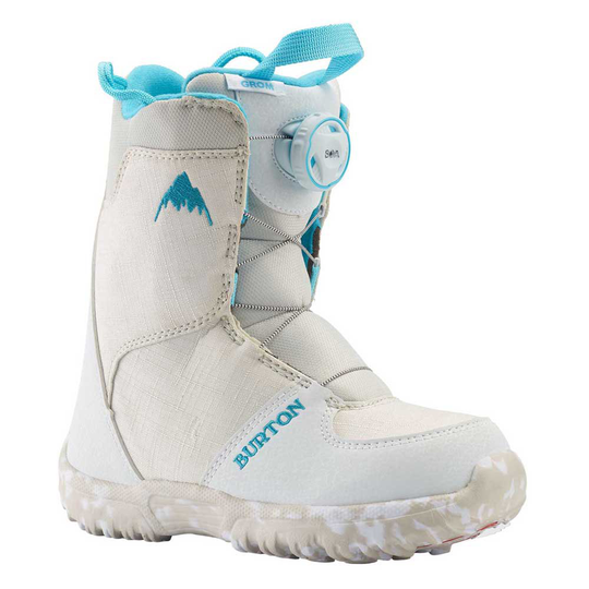 Burton Grom Boa Snowboard Boots White 17.5