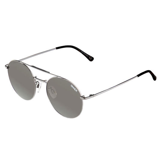 Sinner Knox Sunglasses Silver Sintec Smoke/CAT3