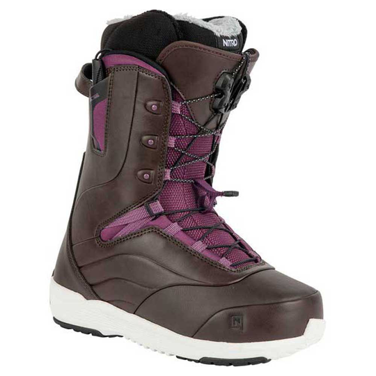 Nitro Crown Tls Woman Snowboard Boots Red 24.5