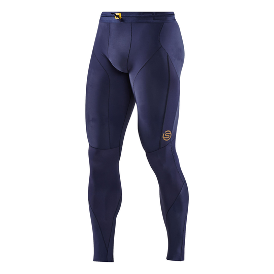 Skins Series-5 Men's Long Tights - Navy Blue