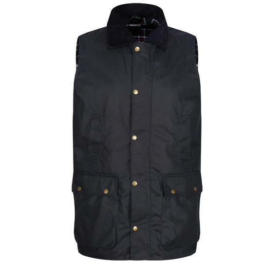 Unisex Adult Banbury Waxed Gilet (navy)