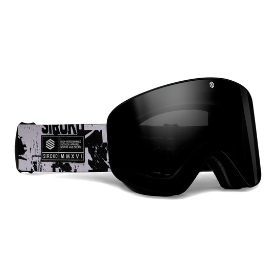 Siroko Gx Rock Ski Goggles Clear Black/CAT4