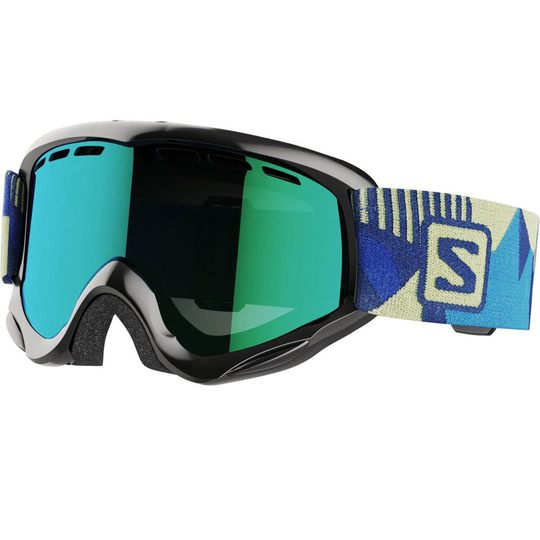Salomon Juke Ski Goggles Junior Blue ML Green/CAT3
