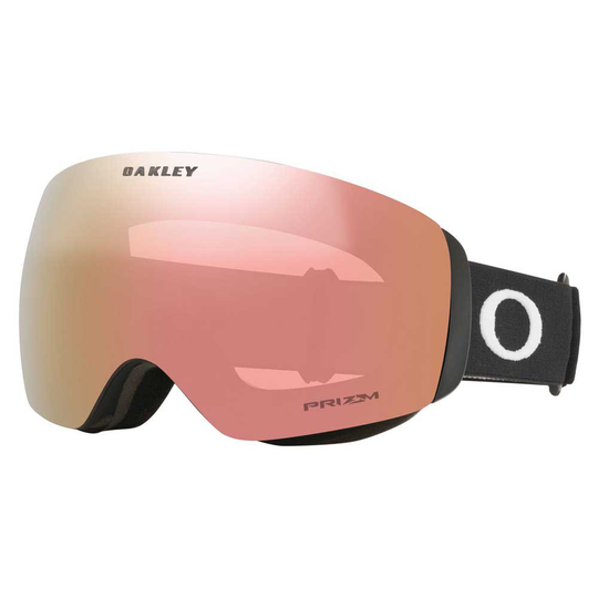 Oakley Flight Deck M Prizm Ski Goggles Black Prizm Rose Gold Iridium/CAT3