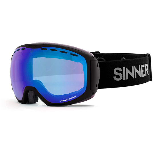 Sinner Mohawk + Ski Goggles Blue Double Blue Sintrast Vent/ CAT3
