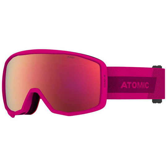 Atomic Count Cylindric Ski Goggles Junior Pink Blue Flash/CAT2