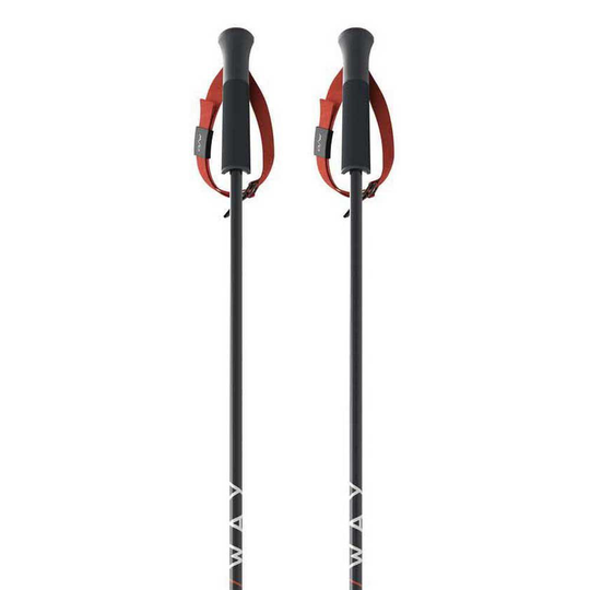 One Way Rd 13 Carbon Poles Black 135 cm