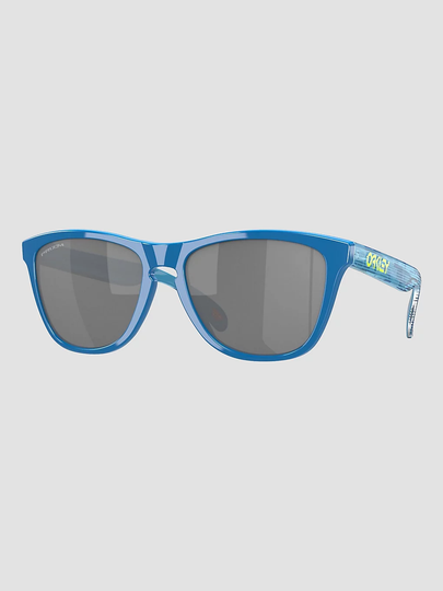 Oakley Frogskins Hi Res Polished Sapphire Sunglasses prizm black