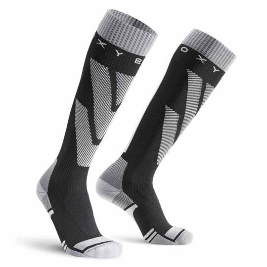 Oxyburn Dry Ski Long Socks Black EU 42-47 Man