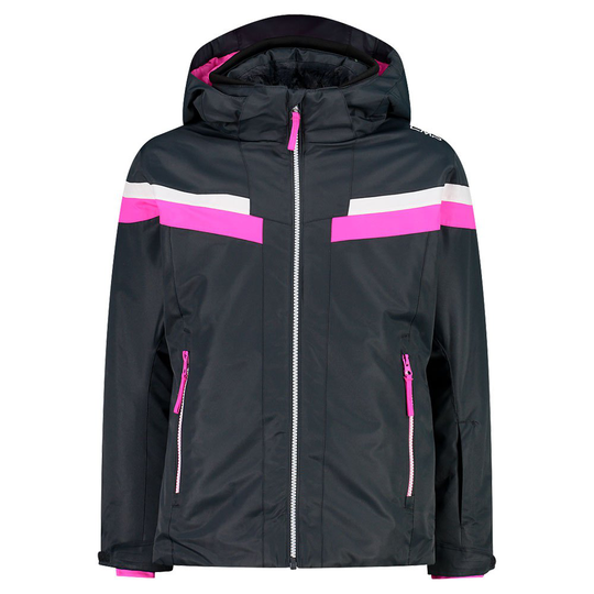 Cmp Girl Snaps Hood 32w0075 Jacket Black 4 Years Boy