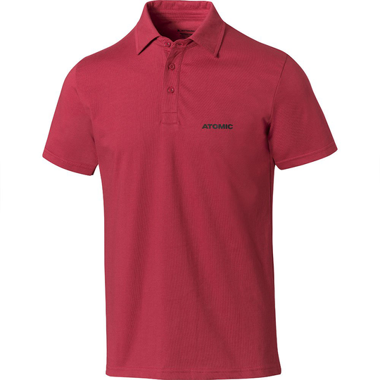 Atomic Short Sleeve Polo Red S Man