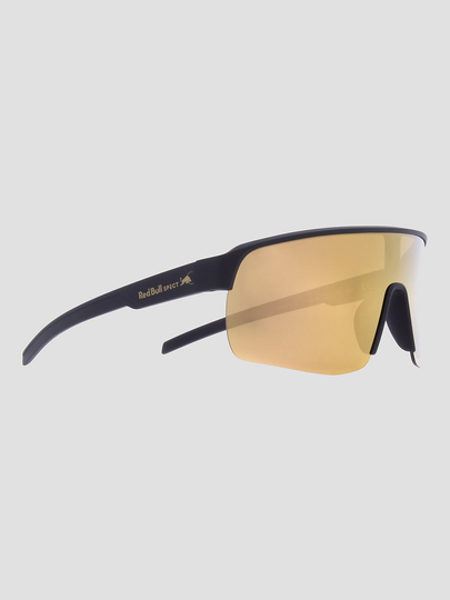 Red Bull SPECT Eyewear DAKOTA-007 Black Sunglasses smoke with gold miror