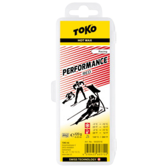 Toko Racing Performance 120g Hot Wax Red -2°C to -11°C