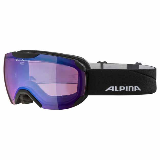 Alpina Pheos S Qvm Ski Goggles Black Ruby Red / Vario QVMM Blue Sph/CAT2