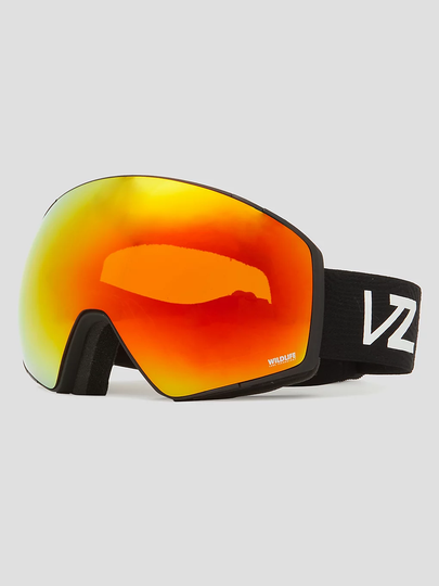 VonZipper Jetpack Black Goggle fire chrome