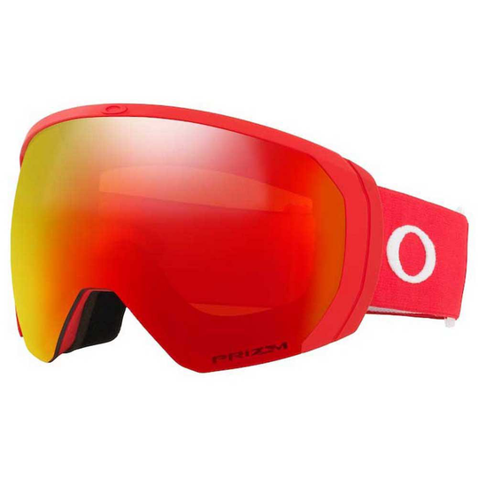 Oakley Flight Path L Prizm Snow Ski Goggles Red Prizm Snow Torch/CAT3