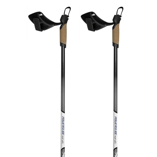 Powerslide Nordic Skating Carbon Poles Black 130-170 cm