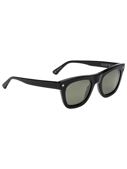 Electric Cocktail Gloss Black Sunglasses grey polar