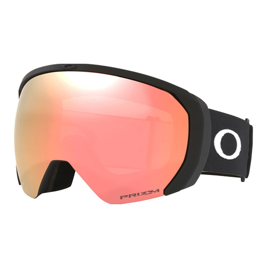 Oakley Flight Path L Prizm Ski Goggles White Prizm Rose Gold/CAT3